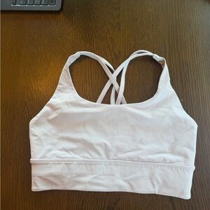 Light pink - purple lululemon energy longline bra